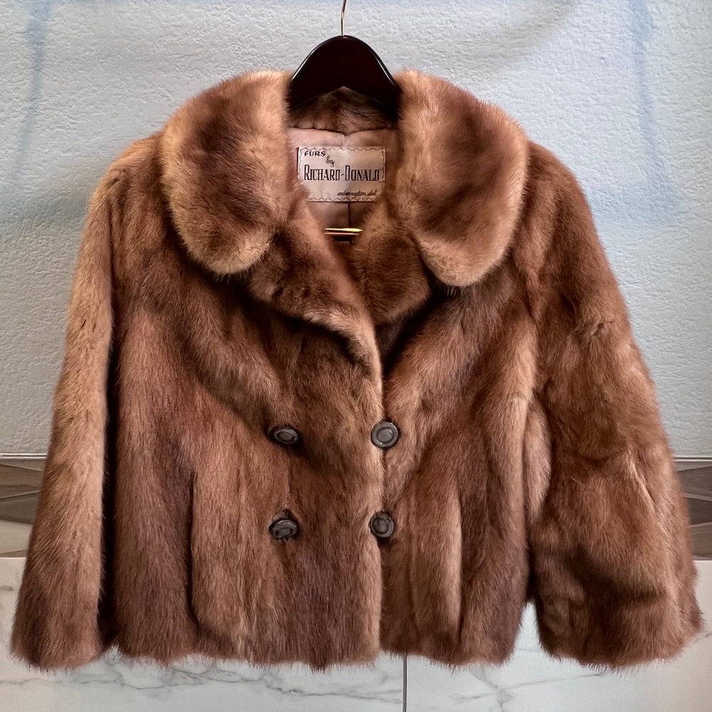 Vintage women’s Richard-Donald S mink fur coat